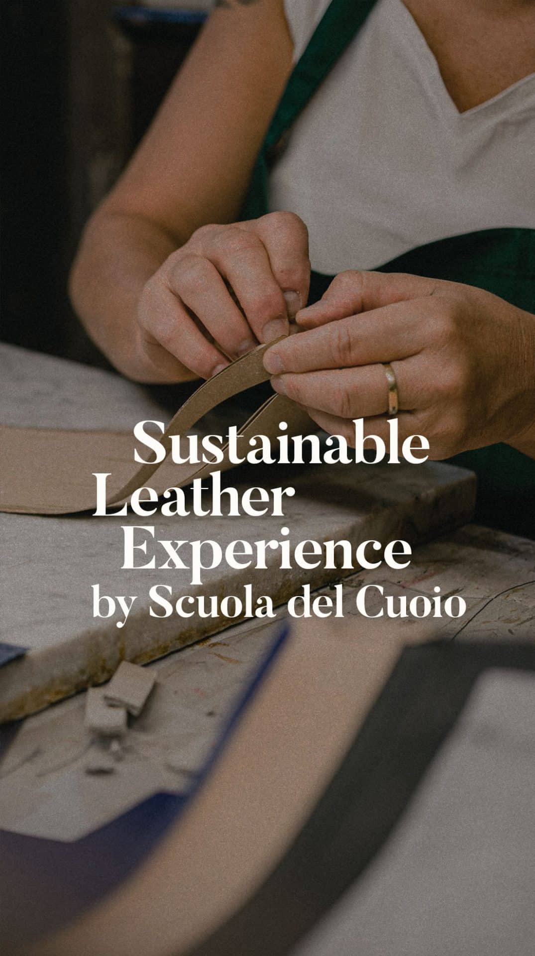 Summer leathermaking school corse in Italy